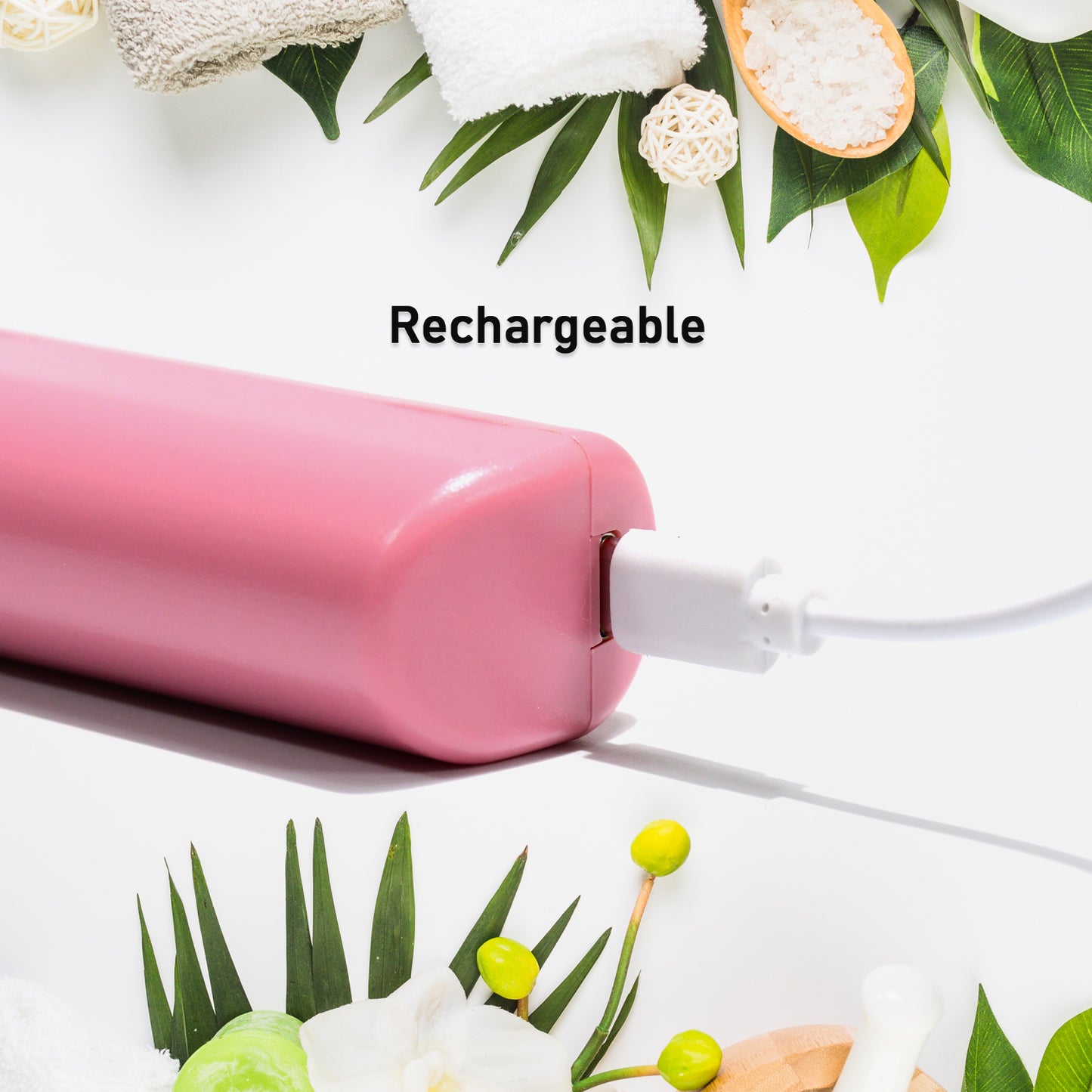 Rechargeable Hair Straightener Comb with Temperature Adjustment