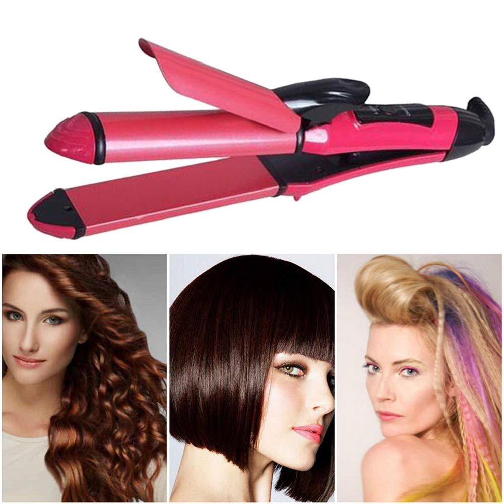 Hair Straightener And Curler (2 In 1) Machine For Women